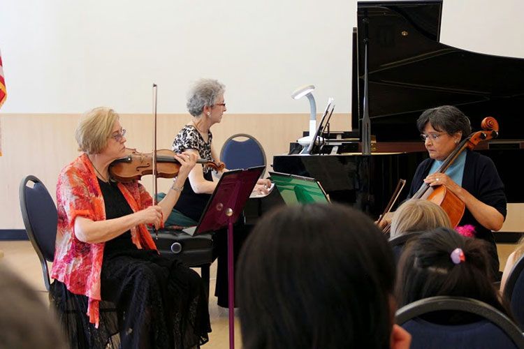 music teachers performing